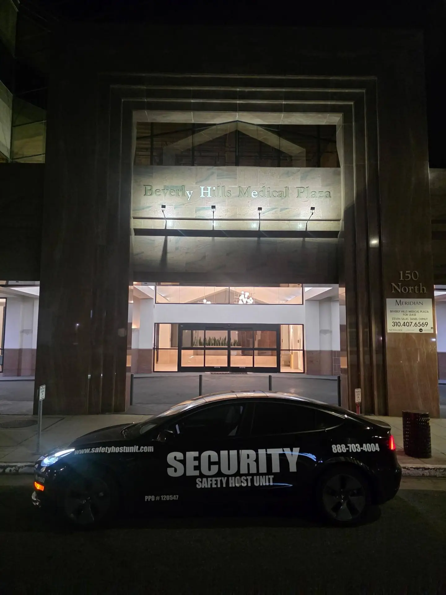 Patrol Car at Beverly Hills Medical Plaza