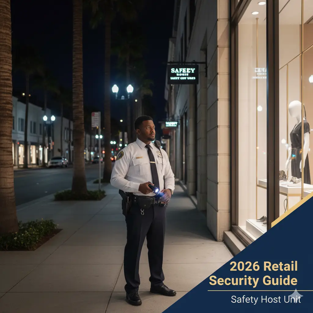 On-Duty Security Guard in Uniform