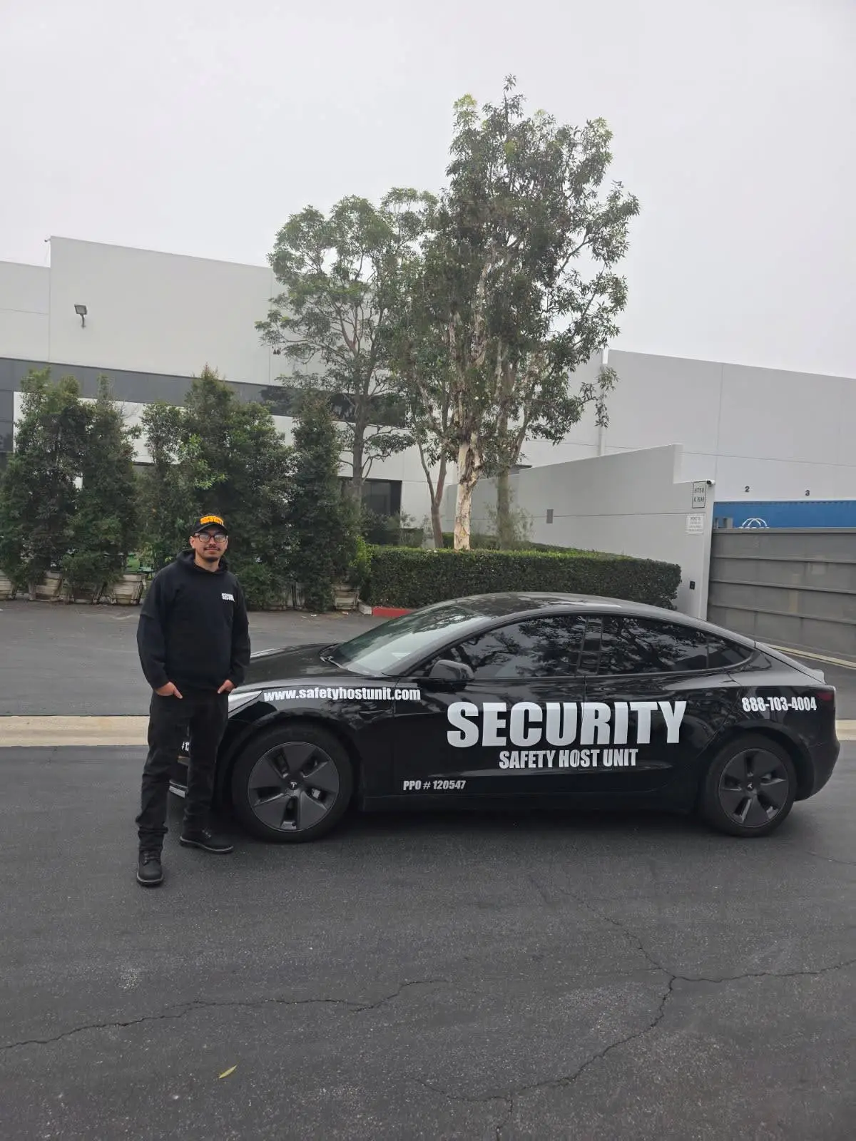 Guard in Marina del Rey