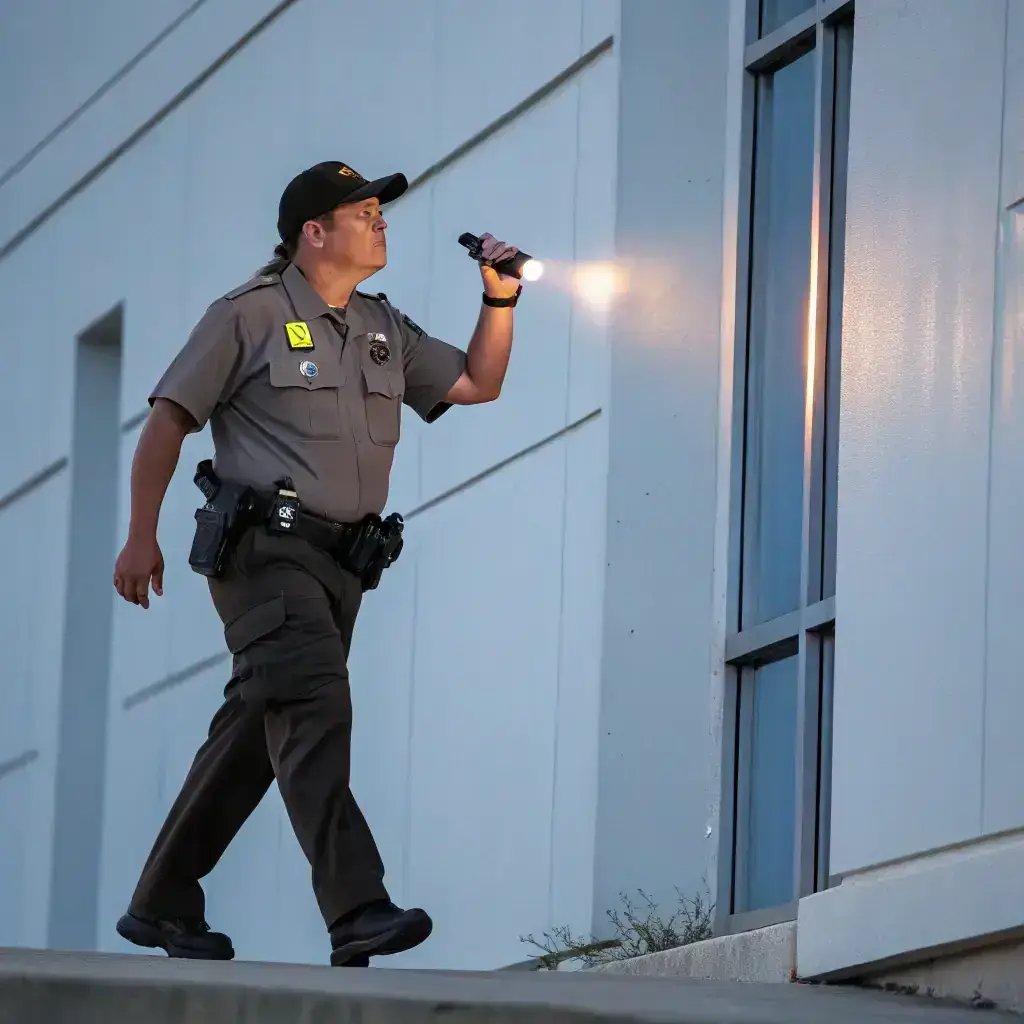 Torch in Guard's Hand